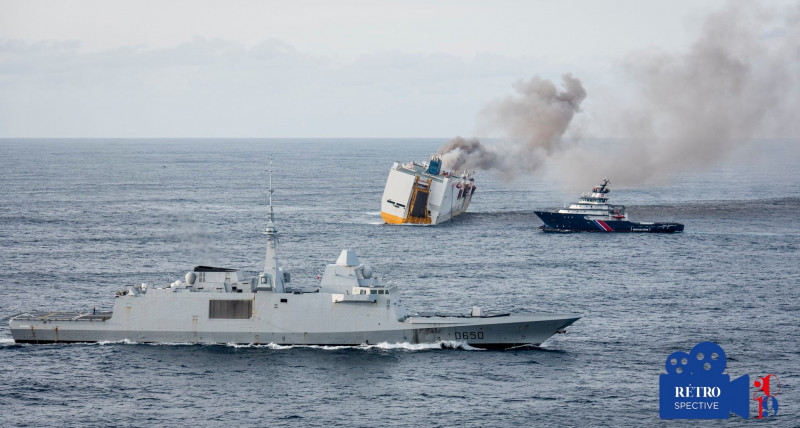 Collaboration avec la Marine Nationale pour la lutte contre la pollution aux hydrocarbures du Grande America